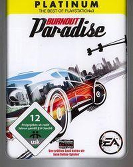 Burnout Paradise-Platinum Duits (Playstation 3) Gebruikt van Burnout