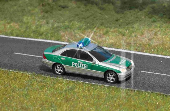 Busch 5630 H0 Mercedes Benz C-klasse T-model Polizei van Busch