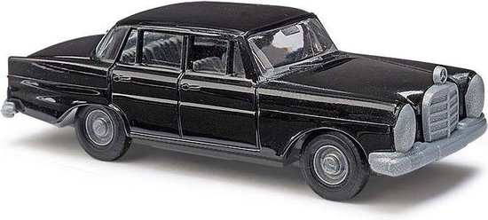 Busch 89100 H0 Auto Mercedes Benz 220 zwart van Busch