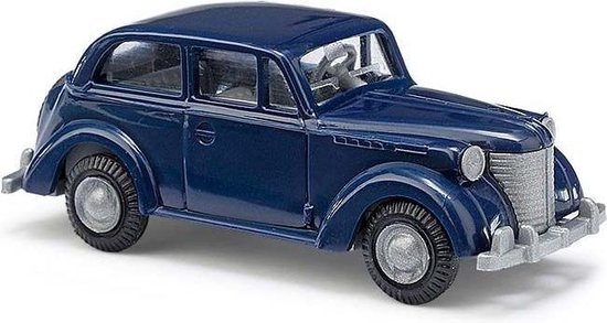 Busch 89105 H0 Auto Opel Olympia blauw van Busch
