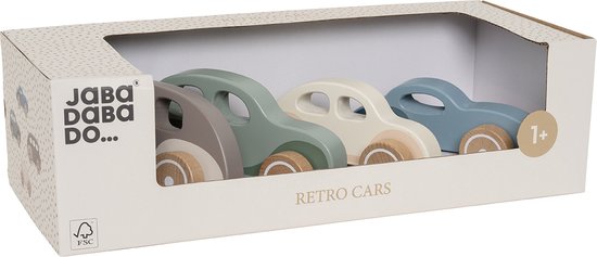 C2560 - Jabadabado - Retro auto's cadeau set - gift set van JaBaDaBaDo