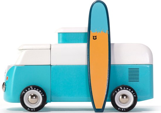 Candylab CLT Americana Beach Bus Ocean houten speelgoed auto van Candylab