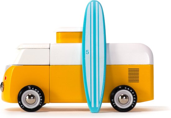 Candylab CLT Americana Beach Bus Sunset houten speelgoed auto van Candylab