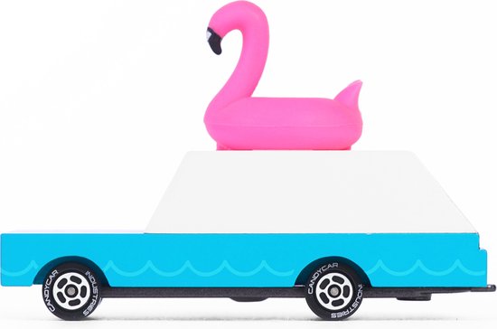 Candylab Toys Speelgoedauto | Flamingo Wagon van Candylab