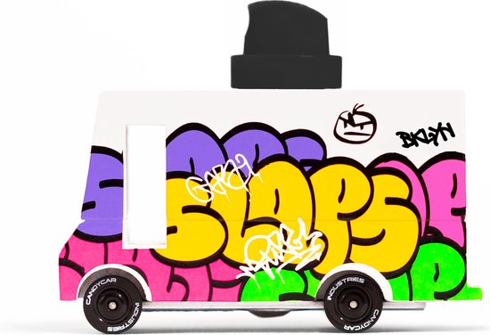 Candylab Toys Speelgoedauto | Graffiti Truck van Candylab