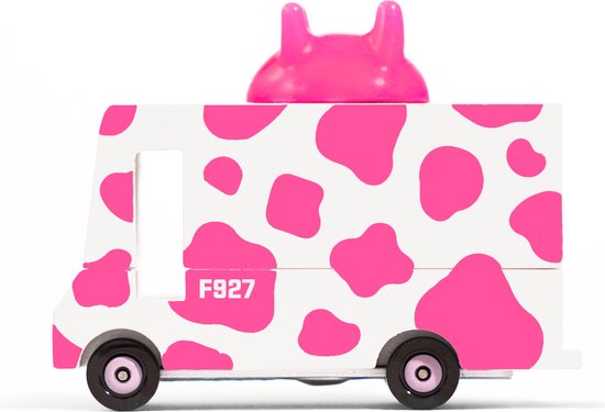 Candylab Toys Speelgoedauto | Strawberry Moo van Candylab