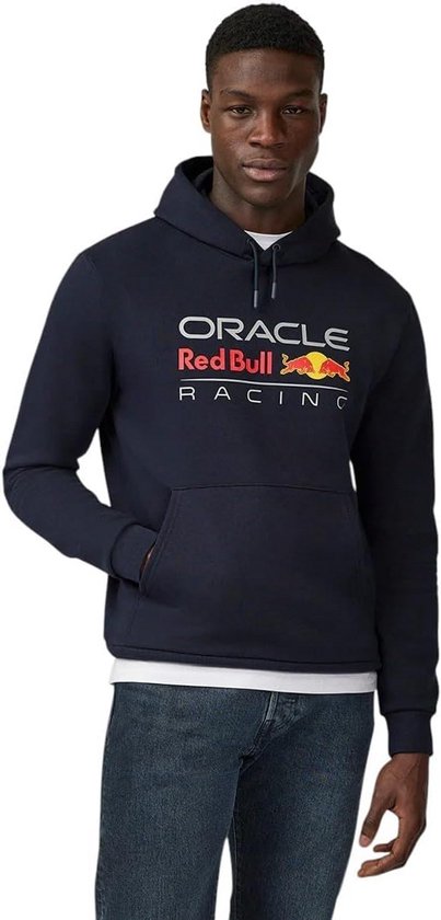 Capuchontrui Formule 1 Team Uniseks Groot Logo Blauw van Merkloos