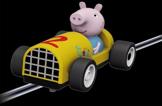 Carrera First Raceauto - Peppa Pig George van Merkloos