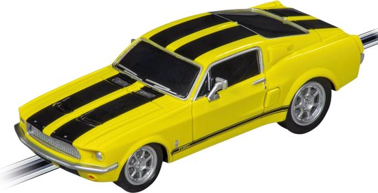 Carrera Go 20064212 Racebaan Auto Ford Mustang '67 - Racing Yellow van Carrera