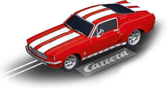 Carrera GO!!! Ford Mustang '67 Racing Red - Racebaanauto van Carrera
