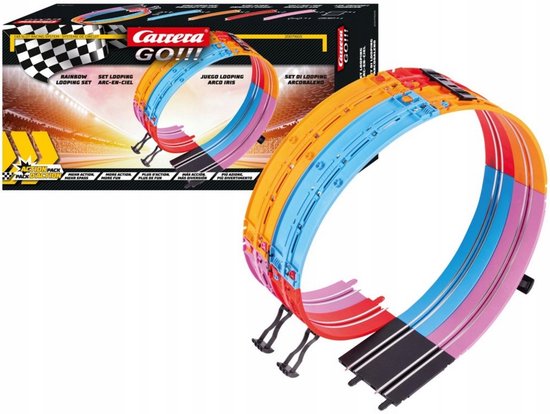 Carrera GO! Regenboog Loop 2-PAK 71603 - Racebaan Uitbreiding van Merkloos