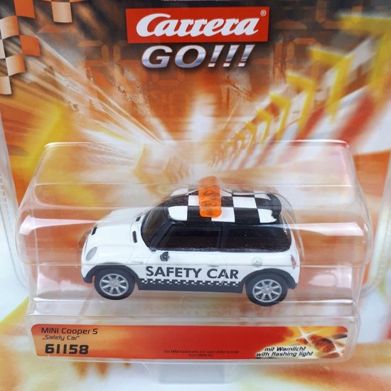 carrera go safety car mini cooper s van Carrera