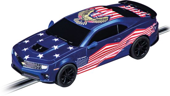 Carrera Go!!! Speelgoedvoertuig Auto - GO!!! Chevrolet Camaro Stars 'n Stripes auto van Merkloos