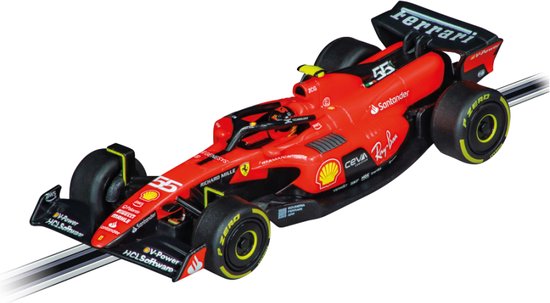 Carrera Go!!! Speelgoedvoertuig - GO!!! Ferrari Formula 1 - SF-23 - Carlos Sainz No. 55 auto van Carrera
