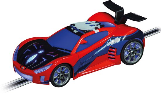 Carrera Go!!! Speelgoedvoertuig - GO!!! Spider-Man Speed Shifter - Rood/Blauw auto van Carrera