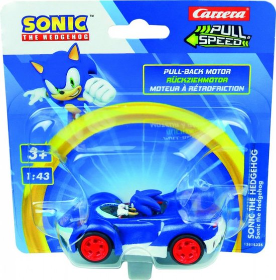 Carrera Pull & Speed ​​Sonic Team Sonic Racing Auto van Merkloos
