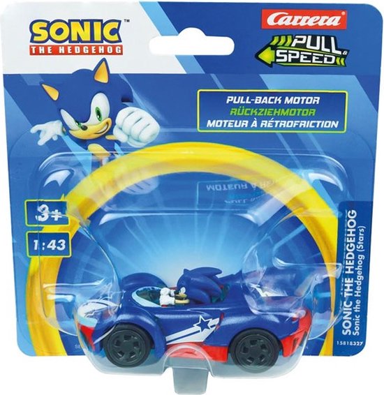 Carrera Sonic the Hedgehog Auto Pull & Speed-Sonic (Stars) (Diversen) Nieuw van Carrera