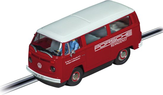 Carrera Speelgoedvoertuig Auto - DIGITAL 132 - Volkswagen T2 Bus -Porsche Renndienst- auto van Merkloos