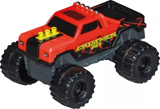 Carrera Speelgoedvoertuig - Monster Truck -Crusher #1- - Rood - Key Rr in Schaal 1:64 Terugtrekauto van Merkloos