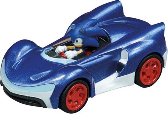 Carrera Speelgoedvoertuig - P-S Sonic the Hedgehog - Sonic Speed Star - Pull-Back Terugtrekauto van Carrera