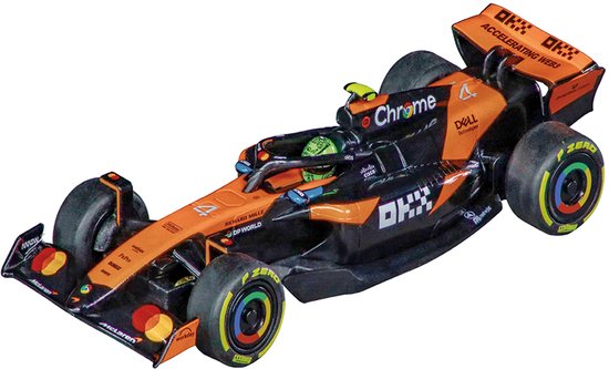 Carrera Speelgoedvoertuig - Pull and Speed - McLaren MCL39 - Formule 1 - Lando Norris No.4 - Pull-Back - 1 Stuk Terugtrekauto van Merkloos
