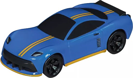 Carrera Speelgoedvoertuig - Street Rr -Bad Boy- - Blauw - Key Rr in Schaal 1:64 Terugtrekauto van Merkloos