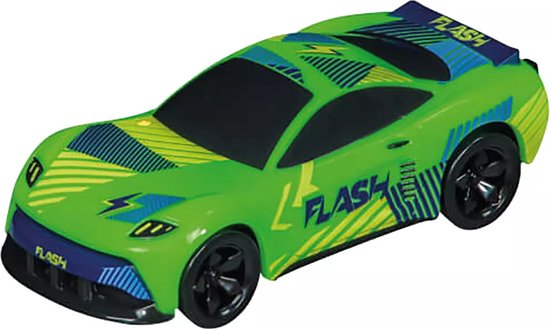 Carrera Speelgoedvoertuig - Street Rr -Flash- - Groen - Key Rr in Schaal 1:64 Terugtrekauto van Merkloos