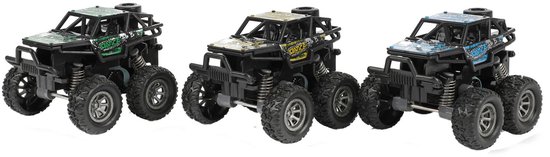Cars & Trucks Pull-back Monster Truck 4x4 van Merkloos