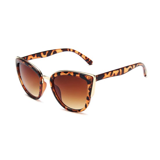 Cat Eye Zonnebril | Luipaard / Goudkleurig | Fashion Favorite van Cat