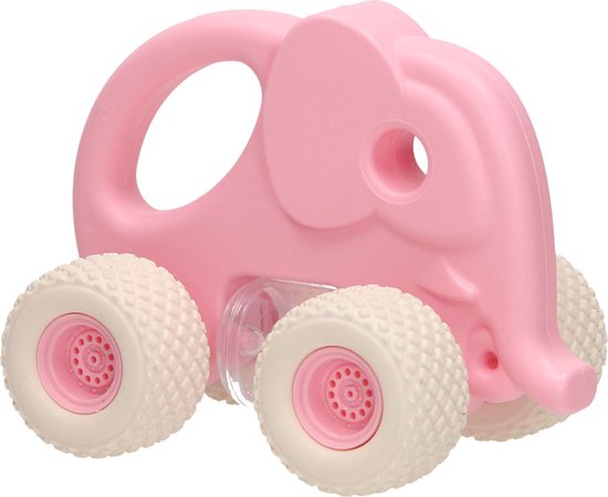 Cavallino Toys Cavallino Roze Olifant met Ratel van Cavallino Toys