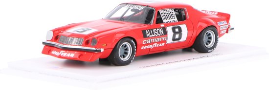Chevrolet Camaro Spark Modelauto 1:43 1974 - 1975 Bobby Allison Chevrolet Racing US222 IROC van Chevrolet