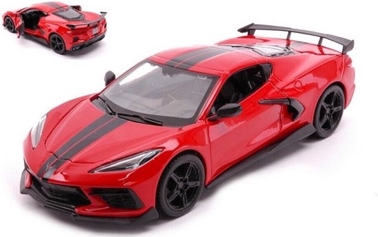 Chevrolet Corvette Stingray Coupe 2020 Rood 1-24 Maisto van Chevrolet