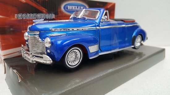 Chevrolet Special Deluxe 1941 Blauw Hot Rider Welly 1:24 van Chevrolet