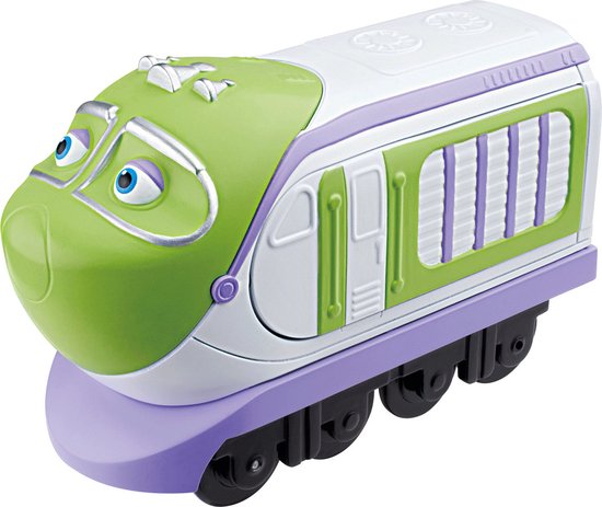 Chuggington Trein Pop & Transform Chuggers 12,7 Cm Groen/lila van Chuggington