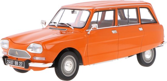 Citroën Ami 8 Break 1975 Ténéré Orange Norev modelauto 1:18 van Citroën