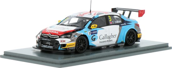 Citroën C-Elysée Spark Modelauto 1:43 2017 Tom Chilton Sébastien Loeb Racing SA159 Macau Guia Race van Citroën
