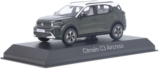Citroen C3 Aircross 2025 Montana Groen & Wit Norev Model 1/43 van Norev