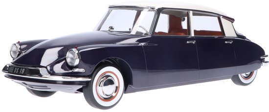 Citroen DS 19 1955 Paars Champagne Model 1/12 Norev van Merkloos