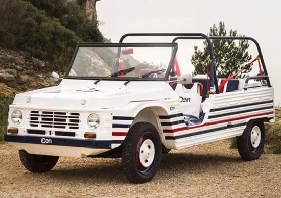 Citroen Méhari 2016 Wit Blauw Rood Model 1/18 Norev van Merkloos