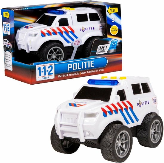 City 112 Rescue Racers Politie met Licht en Geluid van Dickie Toys