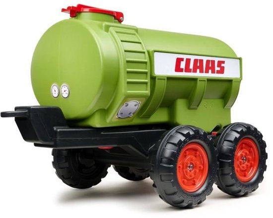 Claas FALK Tankwagen - 30L Inhoud - Groen - Geschikt voor FALK tractoren (3-7 jaar) - 100% Gemaakt in Frankrijk van Falk