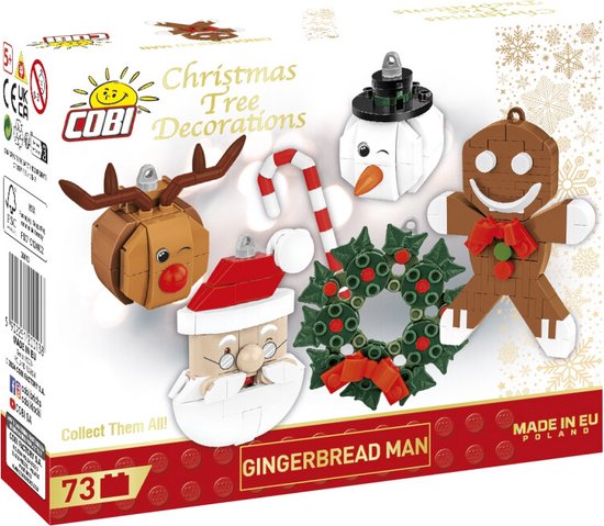 COBI Kerstboomdecoratie - Peperkoekmannetje - COBI-20013 van COBI