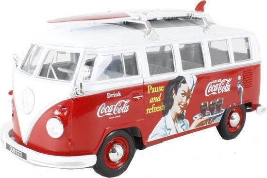 Coca-Cola Volkswagen T1 Bus van Merkloos