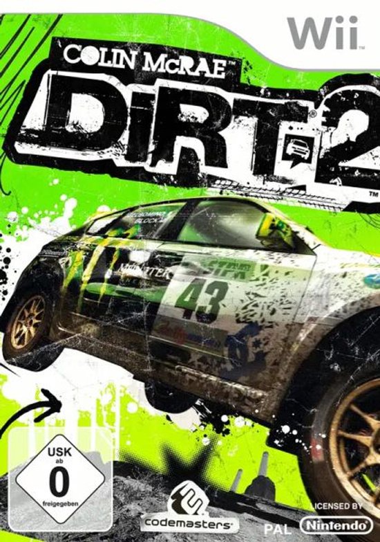 Colin McRae DiRT 2-Duits (Wii) Gebruikt van Codemasters