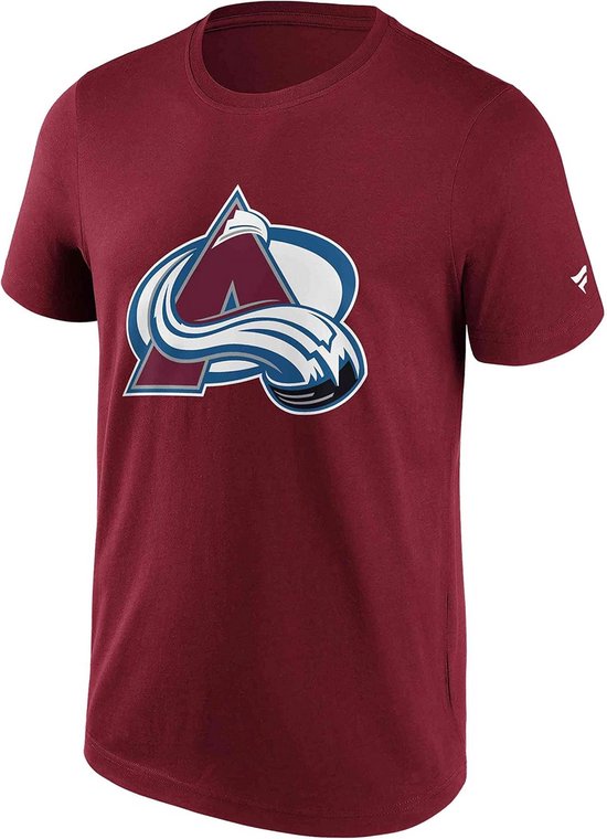 Colorado Avalanche Hoofdlogo Grafisch T-shirt Rood van Levelwear