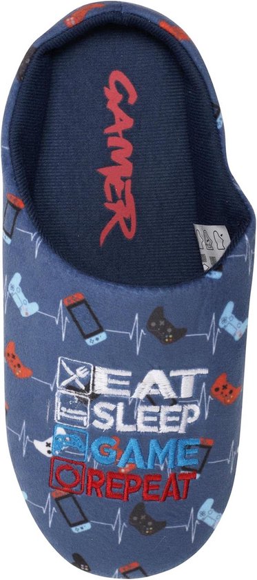 Comfortabele Gaming Pantoffels voor Mannen en Jongens - Mule Instappers met Controller Print - Memory Foam van Merkloos