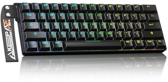 Compact 60% Gaming Toetsenbord met 8K Hz Polling Rate en RGB Verlichting van Merkloos