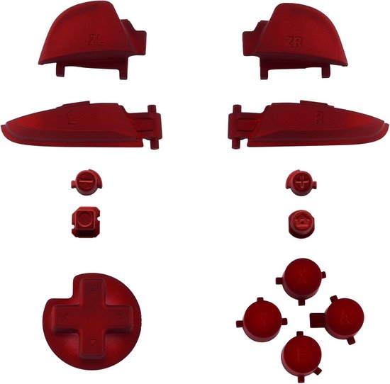Complete ABXY D-pad ZR ZL L R Vervangingsknoppen Set voor Switch Pro Controller (Gereedschap Inbegrepen) van Merkloos