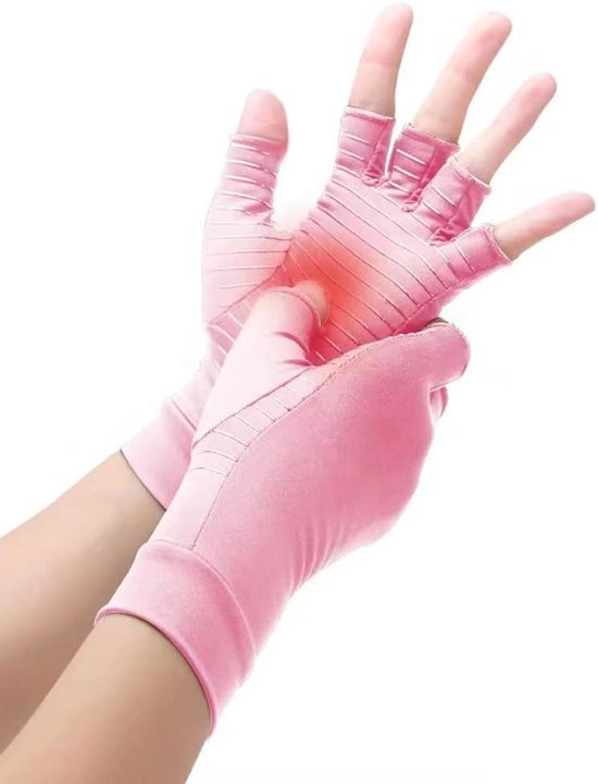 compressie artritis handschoenen, beste koper doordrenkte handschoen voor vrouwen en mannen, vingerloze artritis handschoenen, pijnverlichting en genezing voor artritis, carpaal tunnel,