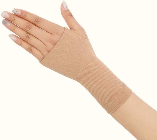Compressiemanchetten voor handen, elastische medische polsen en duimsteun bij artritis, gewrichtspijn, peesontsteking, verstuikingen, sport, 1 paar XL